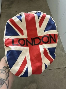 Vintage 70s Mod/gogo London Flag Hat Cap - Picture 1 of 6