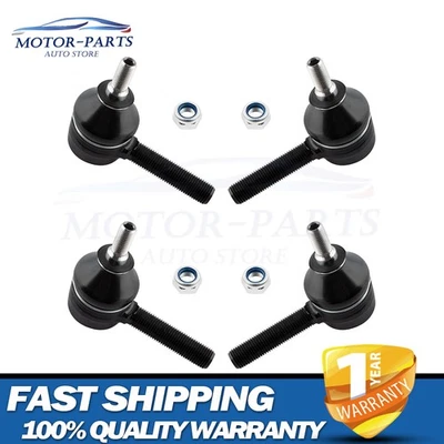 Front Left & Right Inner Outer Tie Rod End Links for 1982-1997 BMW 5 7 8 Series - Image 1 of 4