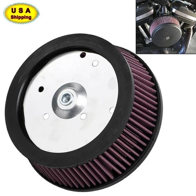 Filtro limpador de ar Red Big Sucker para Harley Touring Electra Street Tri Glide - Imagem 1 de 4