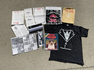 vntg 70s Rocky Horror Picture Show Fan Club Lot shirt poster book program RARE - Picture 1 of 9