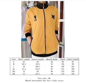 Lo último Haikyuu MSBY Negro Uniforme de Escuela Secundaria Voleibol Amarillo Chaqueta Deportiva - Imagen 1 de 7