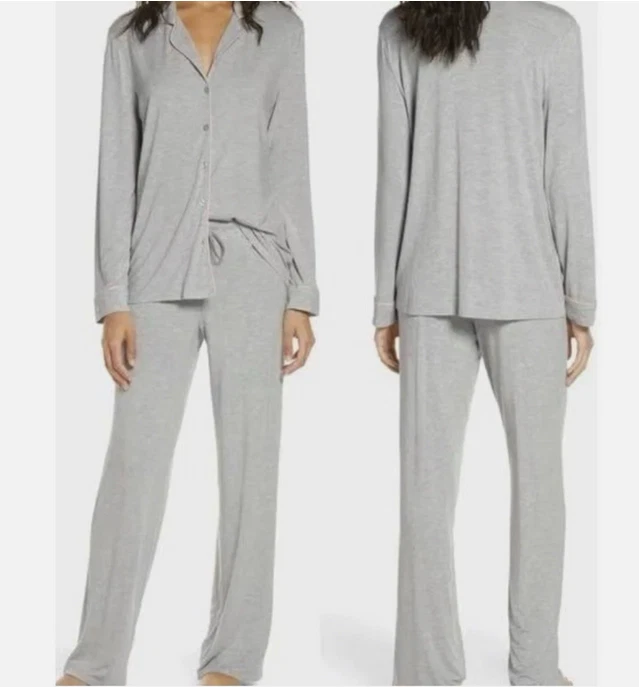 Nordstrom Moonlight Eco Tencel Pajama Set   Sz S   gray  #2 - Image 1 of 1