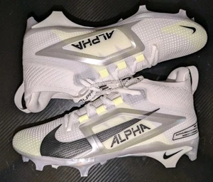 Botines de fútbol Nike 9 Alpha Menace 4 Elite para hombre blancos/plateados FD7036-100 NUEVOS SIN CAJA - Imagen 1 de 11