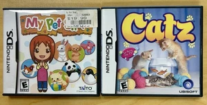 My Pet Shop Taito and Catz Ubisoft Nintendo DS Bundle with Manuals! - Picture 1 of 10