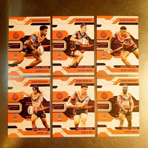 2025 NRL Rivalry Special Edition Wests Tigers 6 Card Base Team Set - Picture 1 of 2