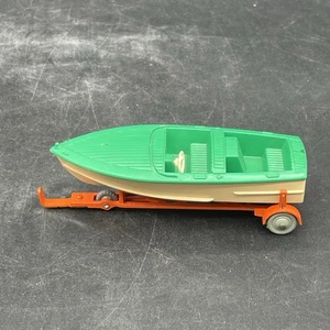 Vtg DINKY Toys #796 Healey Sports Boat on Trailer MADE IN ENGLAND Nice! - Picture 1 of 10