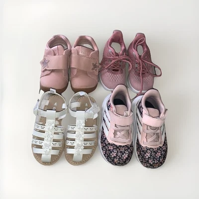 Paquete Lote De 4 Zapatos Sandalia Infantil Talla 5-6 Foto 1 de 4