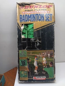 Vintage Dunlop 4 Spieler Turnier Badminton Set - Bild 1 von 23