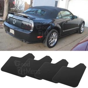 For Ford Mustang GT 4Pcs Car Mud Flaps Splash Mudguard Flexible Protection Black - Foto 1 di 12
