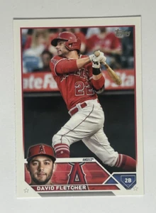 David Fletcher 2023 Topps #636, Advance Stats /300, Series 2 Los Angeles Angels - Picture 1 of 2