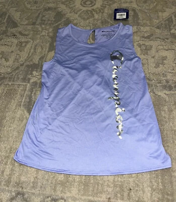 Nueva camiseta sin mangas Champion Active Wear púrpura jóvenes niñas talla grande 10-12 Foto 1 de 4