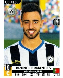 CALCIATORI PANINI 2015-2016 FIGURINA 579 BRUNO FERNANDES ROOKIE STICKER UDINESE - Picture 1 of 2