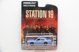 GREENLIGHT 1/64 2001 FORD CROWN VICTORIA POLICE INTERCEPTOR - Foto 1 di 6
