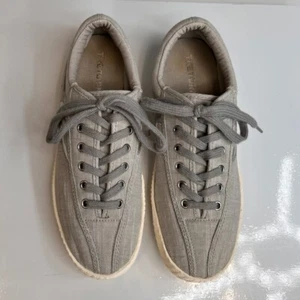 Tretorn Sneaker Women 8 Nylite Plus Athletic Low Lace Up Run Silver Shoe Core Ex - Picture 1 of 13