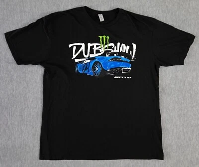 Рубашка Monster Dub Show Custom Car Tour синяя Lamborghini размер XL черная Nitto - Изображение 1 из 4