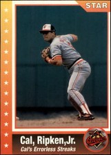1995 Star Ripken 80 Baseball #43 Cal Ripken Jr. Cal's Errorless Streaks