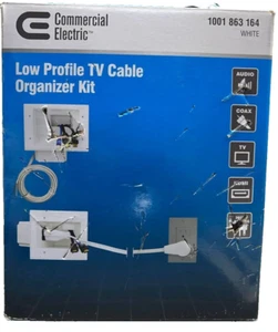 Commercial Electric Flat Panel TV Cable Organizer Kit - Picture 1 of 4