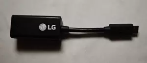 LG LAN/Ethernet Adapter, LG MSIP-REM-Mii-EAD62628501, Micro USB to Ethernet - Picture 1 of 4