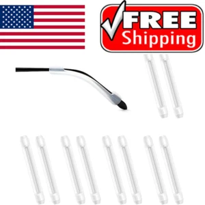 10 Pcs Soft Silicone Eyeglass Ear Cushions Temple Tips Eyeglass Pads Anti Slip.. - Picture 1 of 7