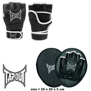 tapout coppia colpitori focus pad + guanti sacco mma allenamento muay thai boxe - Foto 1 di 1