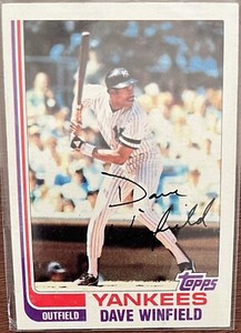 1982 Topps Baseball #600, Dave Winfield 