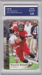 TRAVIS KELCE ROOKIE CARD 2013 Upper Deck RC $$ GEM MINT 10 Kansas City Chiefs! - Picture 1 of 1