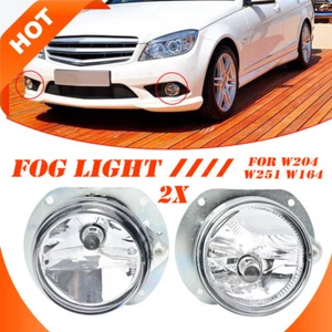 Left & Right Side Fog Light Lamp for Benz W204 W251 W164 C350 ML320 BE - Picture 1 of 9
