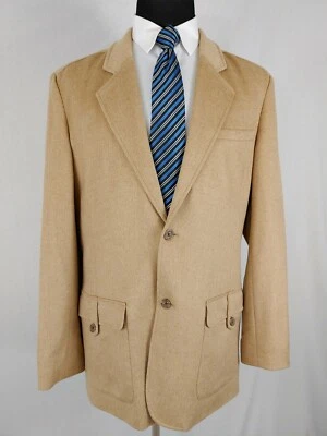 Abrigo Blazer Deportivo Hombre The Territory Ahead Chaqueta 2 Botones Beige Tostado Lana 42L Foto 1 de 4