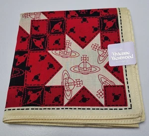 Vivienne Westwood Handkerchief Cotton scarf Multiple colors ORB - Picture 1 of 6
