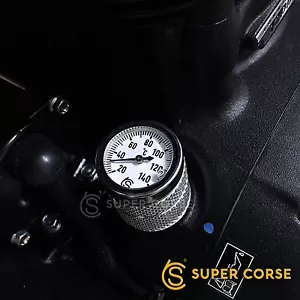 Medidor de temperatura de aceite Triumph Bonneville T120 THRUXTON STREET TWIN Silver Celsius - Imagen 1 de 5