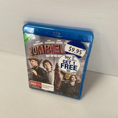 Zombieland (Bluray, 2009) Ex-Alquiler - Comedia de Terror - Región A, B&C Foto 1 de 4