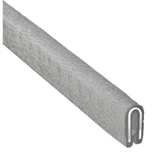 Edge Trim, Aluminium Reinforced PVC Grey Edge Trim For Auto, Boat, 1.5-4mm x 50m - Picture 1 of 3