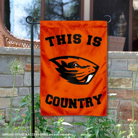 OSU Beavers This is Beavers Country Garden Flag and Yard Banner Cover