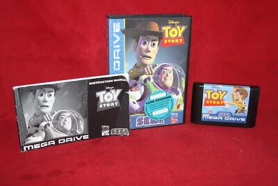 PAL Toy Story (Sega Mega Drive, 1996) Authentic Game Cartridge CIB - Image 1 of 4