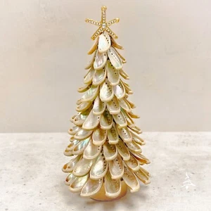 Handcrafted Seashell Christmas Tree - 17" - Picture 1 of 2