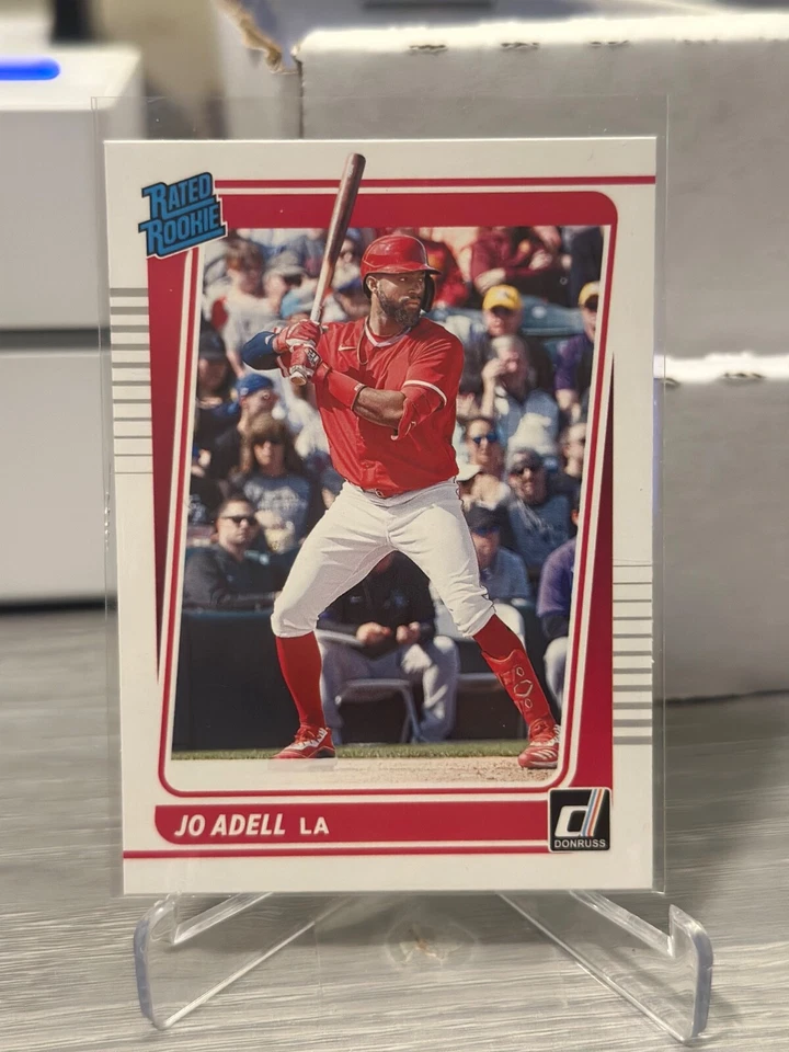2021 Panini Donruss Rated Rookie - Jo Adell - RC - Los Angeles Angels - Image 1 of 1