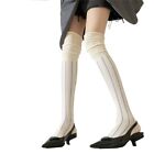 1 Pair Women Over Knee Stockings Princess Dress Socks Ruffle Thigh High Socks