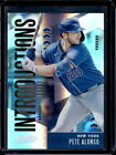 2020 Absolute Pete Alonso Introductions argent #26/99 Mets