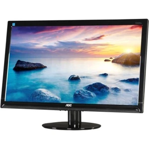 AOC 24" LCD Monitor E2425SWD LED Backlit 16:9 Full HD 1920x1080 VGA/DVI W/Stand - Picture 1 of 6