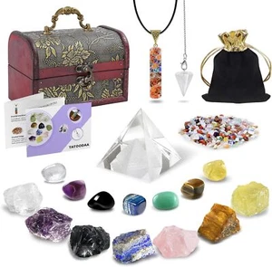 21 Stück Kristalle Steine Set Kristall Heilsteine Heilkristalle Edelsteine - Bild 1 von 54