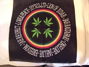 New ONE LOVE FREEDOM CANABIS Bandana  - Picture 1 of 1