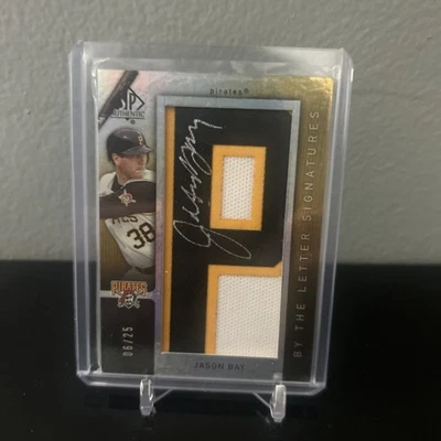 Auténtico SP 2006 - Autógrafos por letra Jason Bay #BL-JB2 letra P/25 (AU) Foto 1 de 2