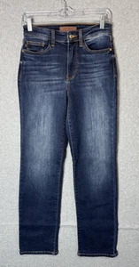 Judy Blue Jeans Womens 1 25 Dark Wash Straight Fit Stretch Denim Classic Style - Picture 1 of 12