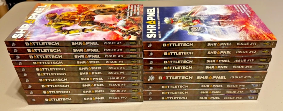 BattleTech: Shrapnel 杂志 Issues 1-18(仅批量出售) — 第 1/1 张图片