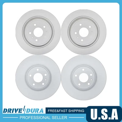 Rotor de freno de disco delantero trasero para Ford Fusion 2013-2018 2019 4 piezas Foto 1 de 4