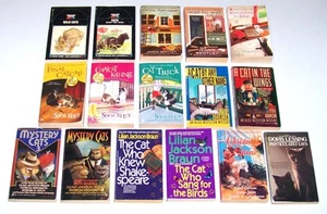 Cat Books - LOT of 17 - Magical Cats, Mystery Cats, Sofie Kelly, Lilian Braun - Picture 1 of 9