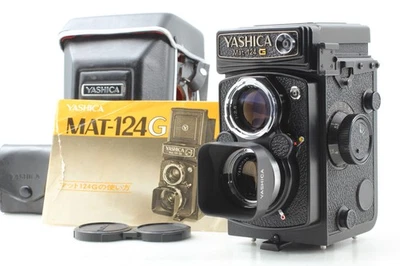 Meter Works[N MINT w/ Case] Yashica Mat 124G 6x6 TLR Film Camera Body From JAPAN - Image 1 of 4