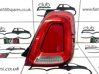 Fiat 500 / Abarth Drivers Side Rear Light in Red 111/A 2015 Onward Genuine — 第 1/4 张图片