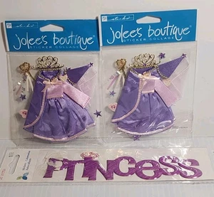 Jolee's Boutique Scrapbook Craft Dimensional Stickers- Fairy Princess - Lot of 3 - Picture 1 of 9