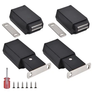 Push to Open Door Latch 4 Pack Cabinet Magnets Heavy Duty Magnetic Touch Latc... - Picture 1 of 7